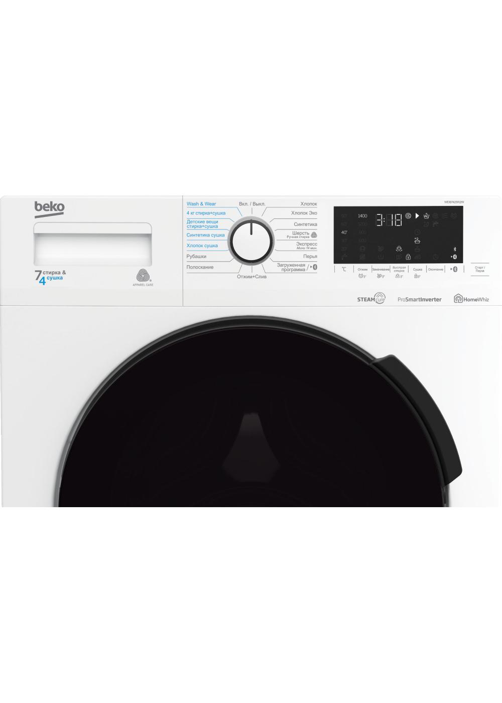 Стиральная машина Beko 7кг WDB7425R2W