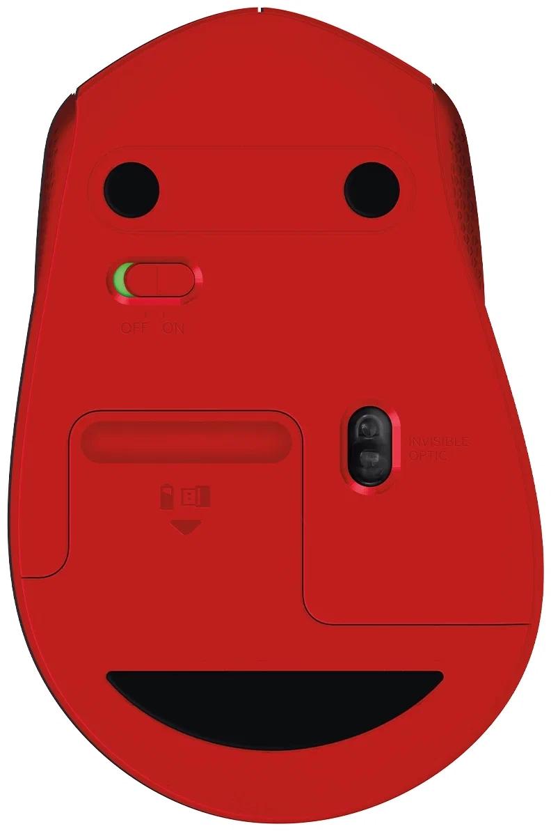 Мышь беспроводная Logitech M330 (Красный)