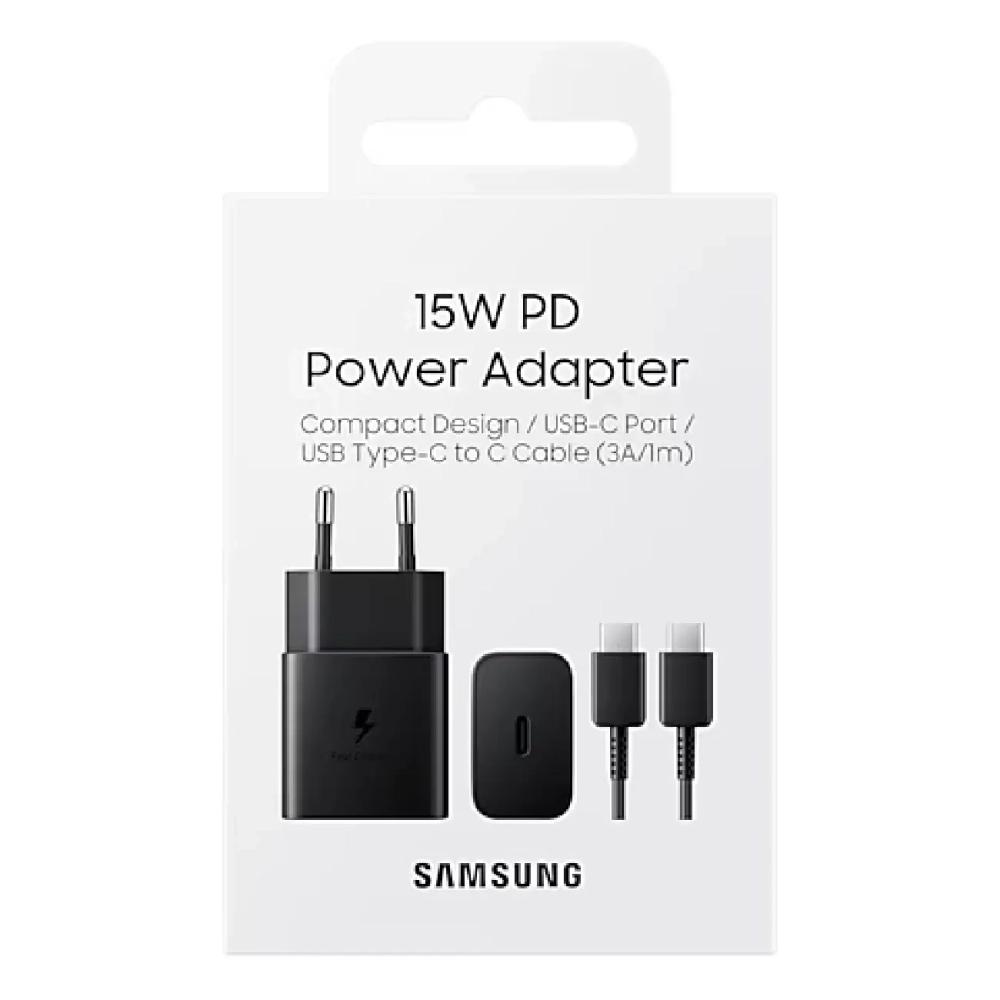 Зарядное устройство Samsung C-C 15W EP-T1510XBEGRU (черный)