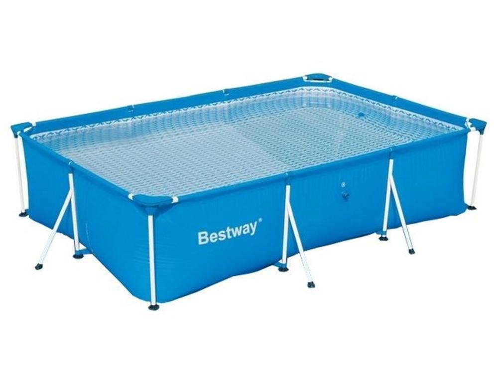 Бассейн прямоугольный каркасный BestWay 56404 3.00m x 2.01m x 66cm