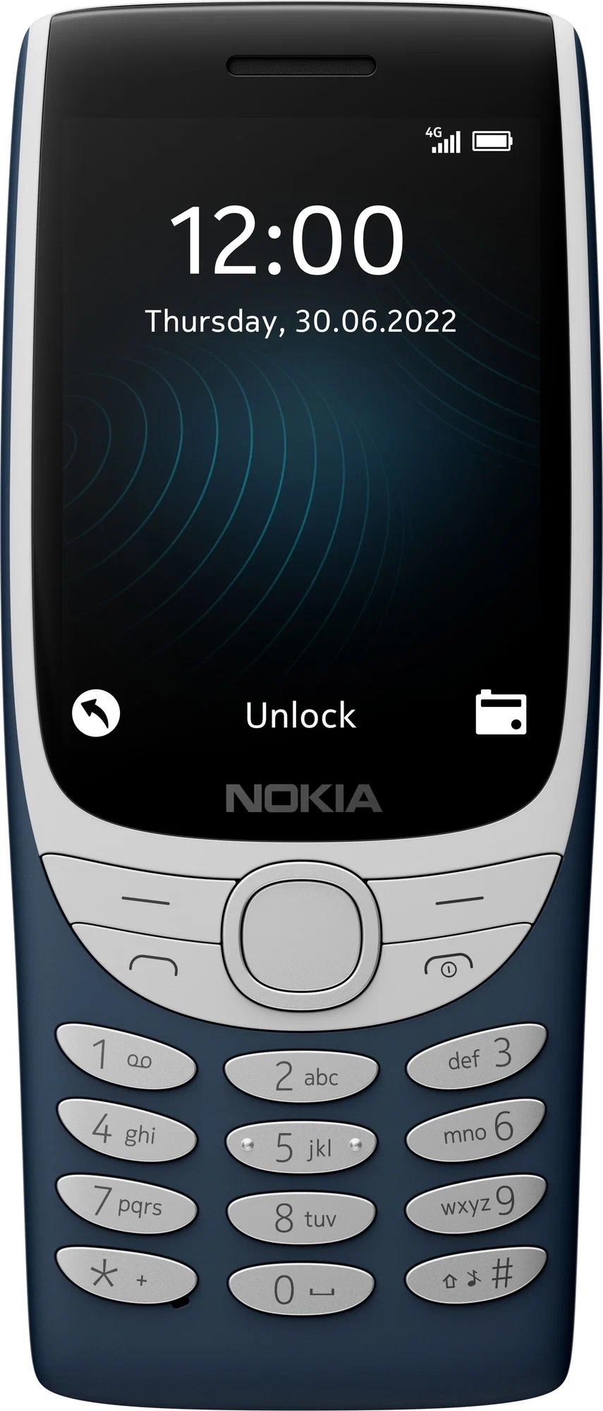 Телефон Nokia 8210 LTE TA-1489 DS синий