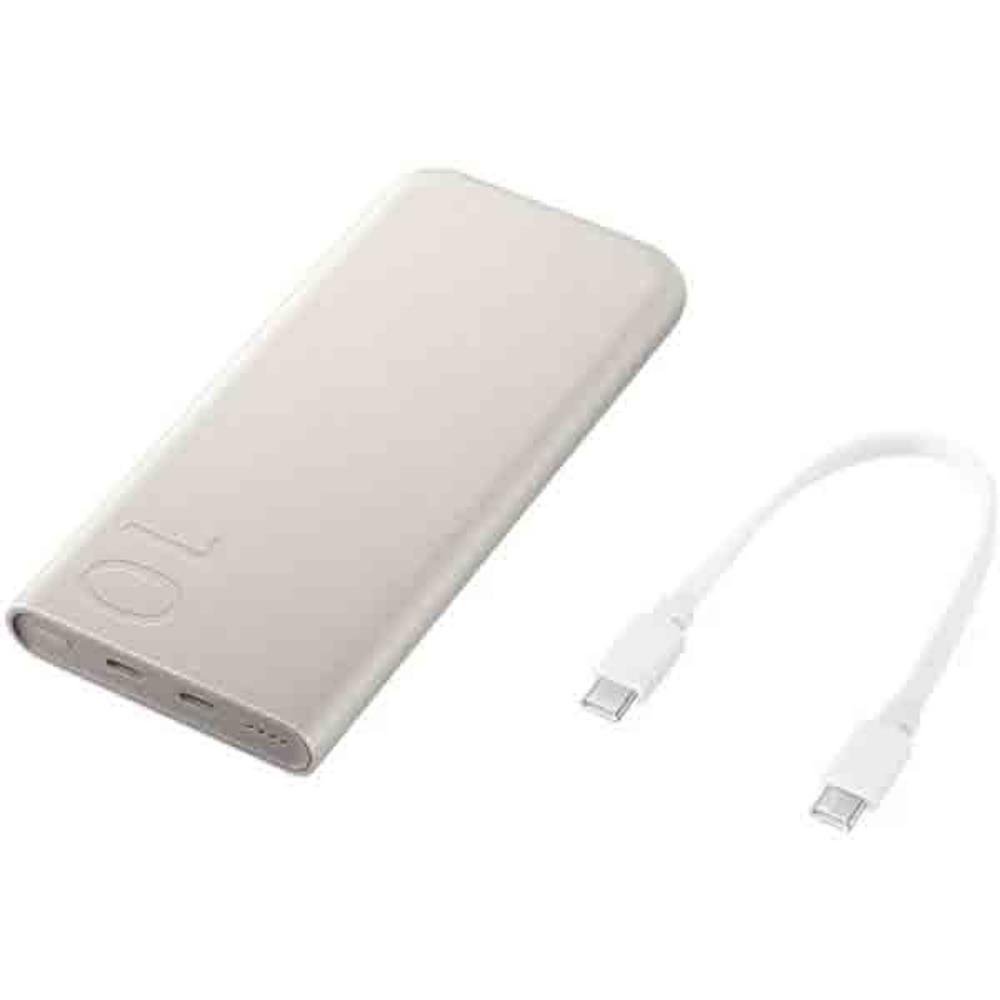 Power bank Samsung ECO 25W 10000mAh EB-P3400XUEGWW (бежевый)