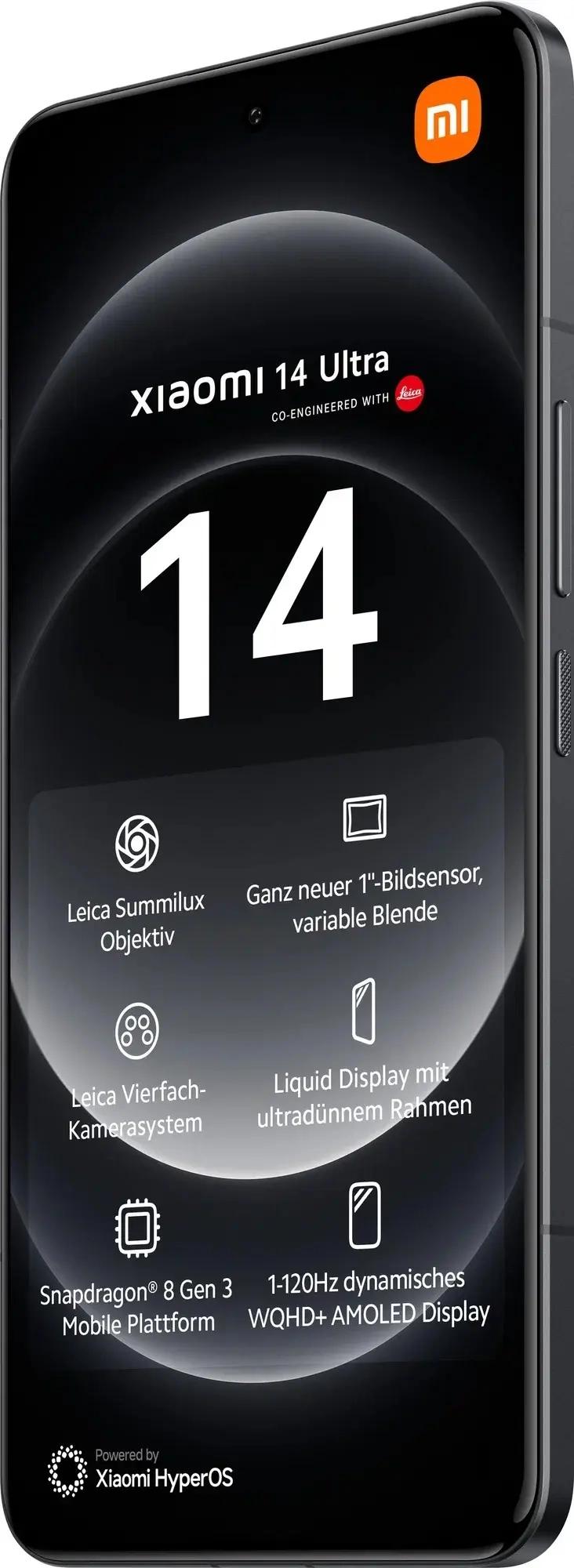 Smartfon Xiaomi 14 Ultra 512 ГБ qora