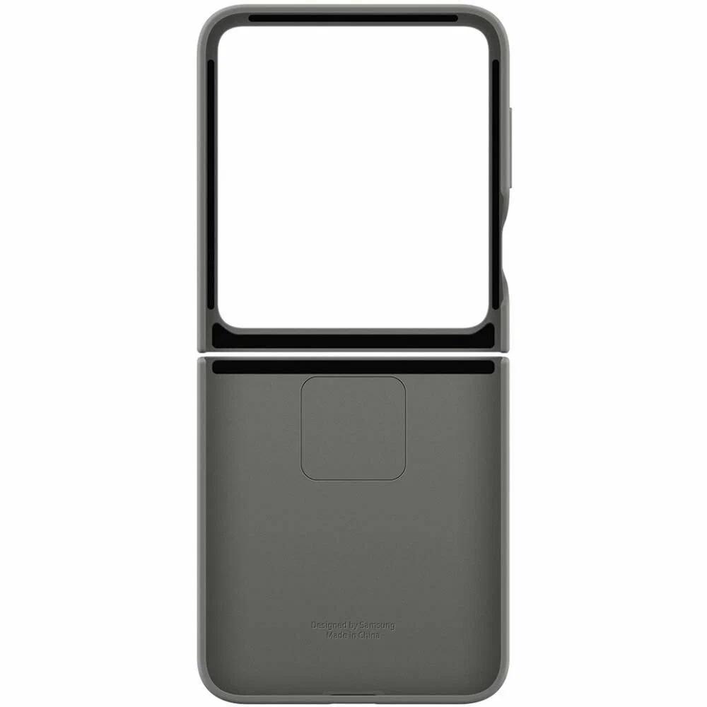 Оригинальный чехол чехол Silicone Case для Galaxy Flip 6 (серый)