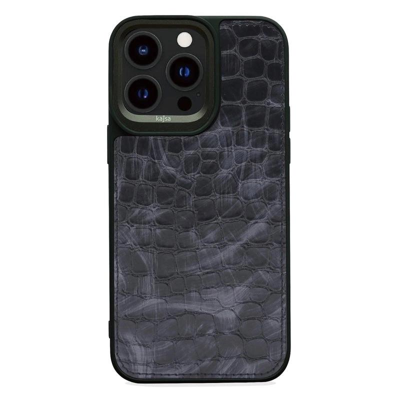G'ilof Kajsa uchun iPhone 14 Pro (qora каменый узор)