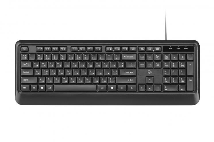 Клавиатура проводная 2E Keyboard KS130 USB Black