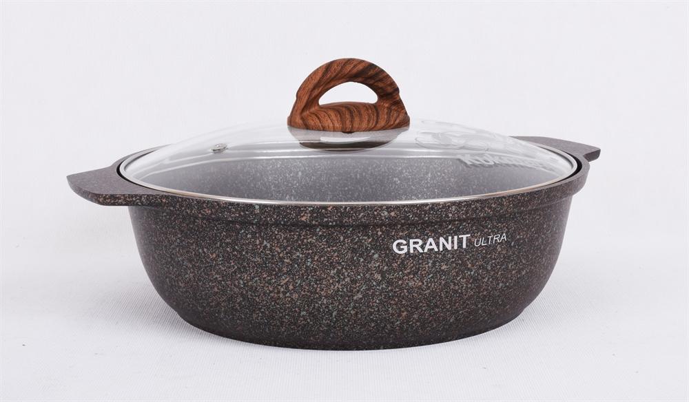Кастрюля жаровня Kukmara Granit Ultra 3л (жгг31а)