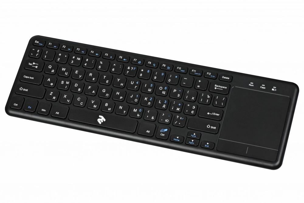 Клавиатура беспроводная с тачпадом 2E Touch keyboard KT100 BLACK