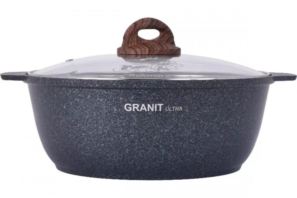 Кастрюля-жаровня Kukmara 4л Granit Ultra blue