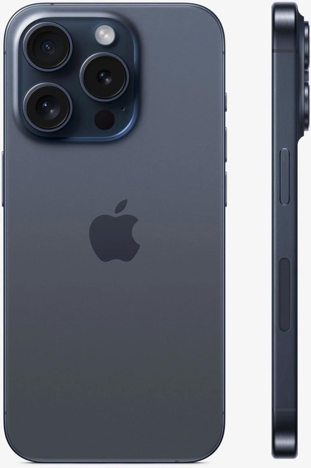 Смартфон iPhone 15 Pro 128GB Blue Titanium