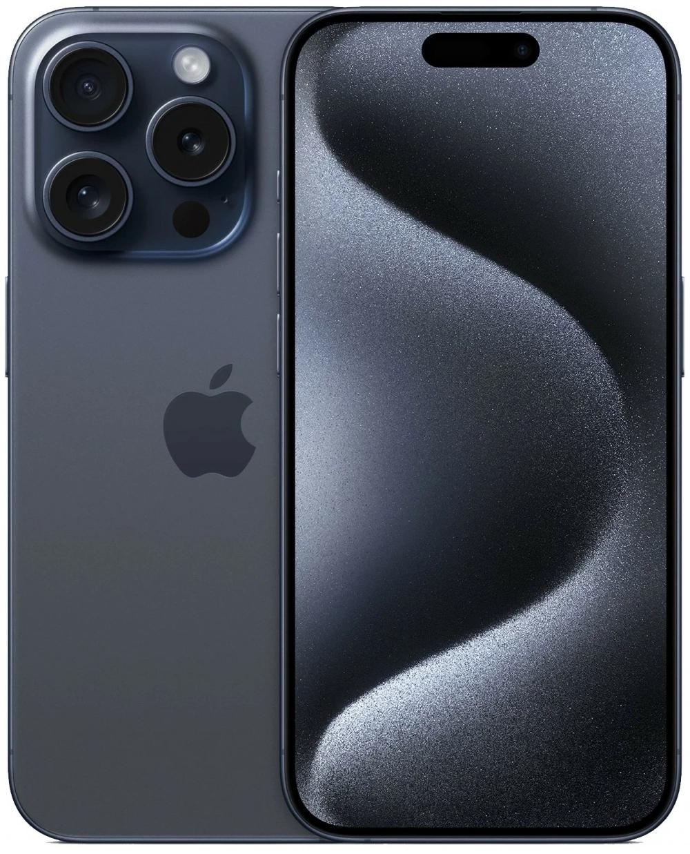Смартфон iPhone 15 Pro 128GB Blue Titanium