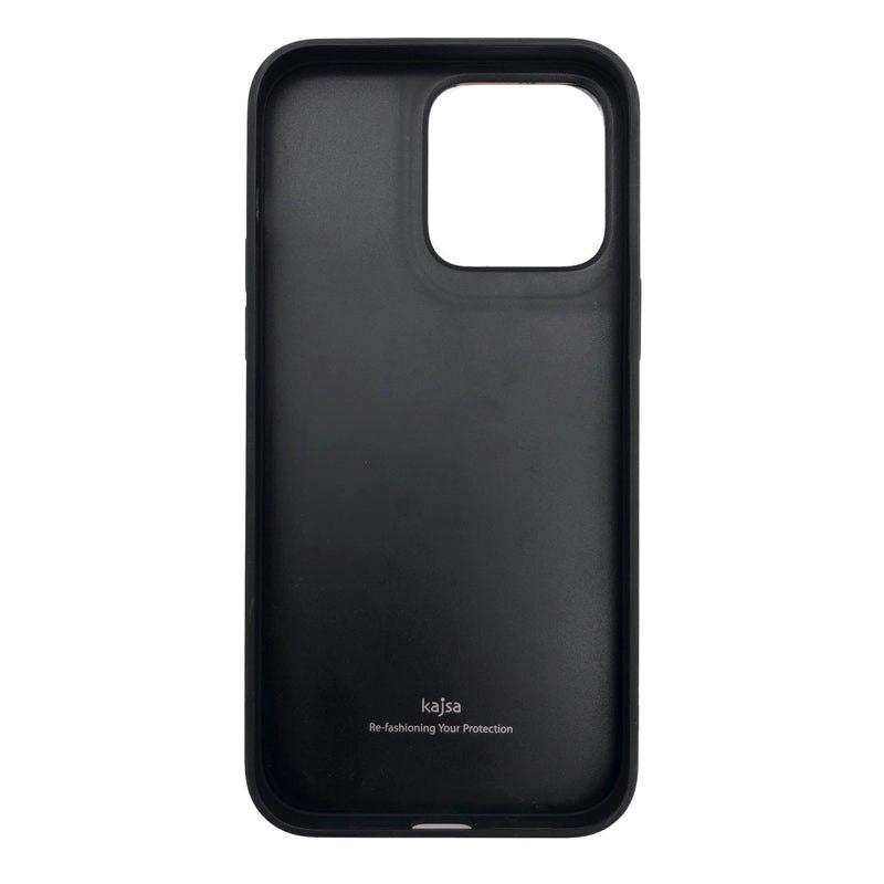 G'ilof Kajsa uchun iPhone 14 Pro (qora каменый узор)