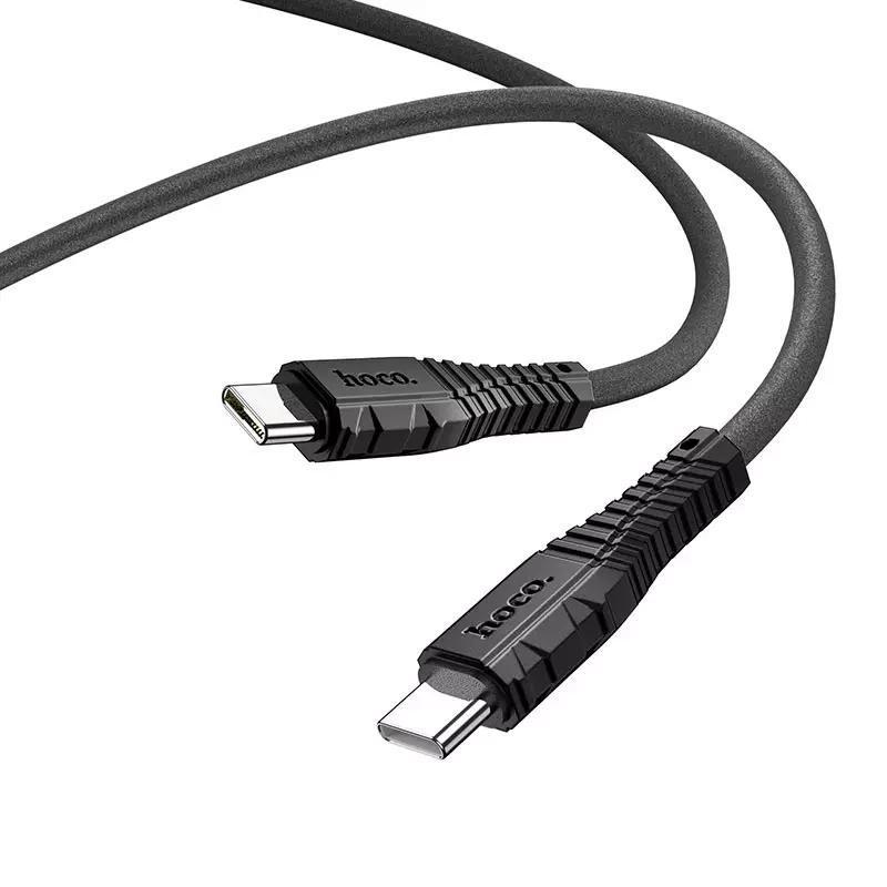 Кабель для зарядки Hoco X67 Type-C to Type-C (чёрный)