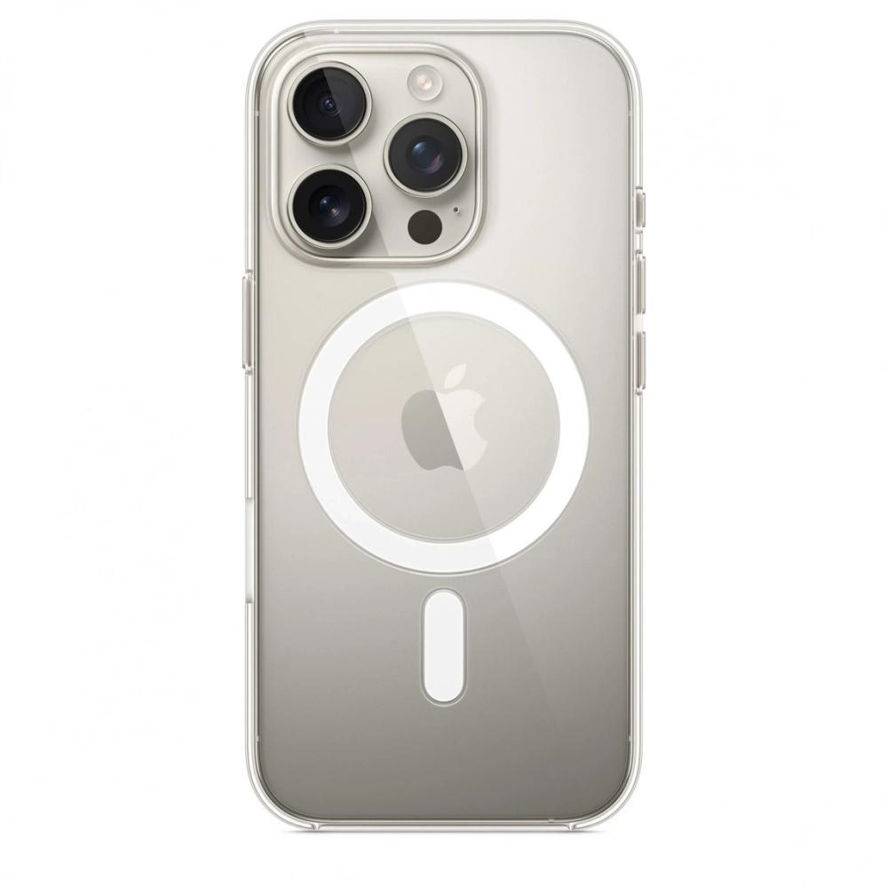 Оригинальный чехол для Iphone 16 Pro Clear Case with MagSafe (прозрачный)