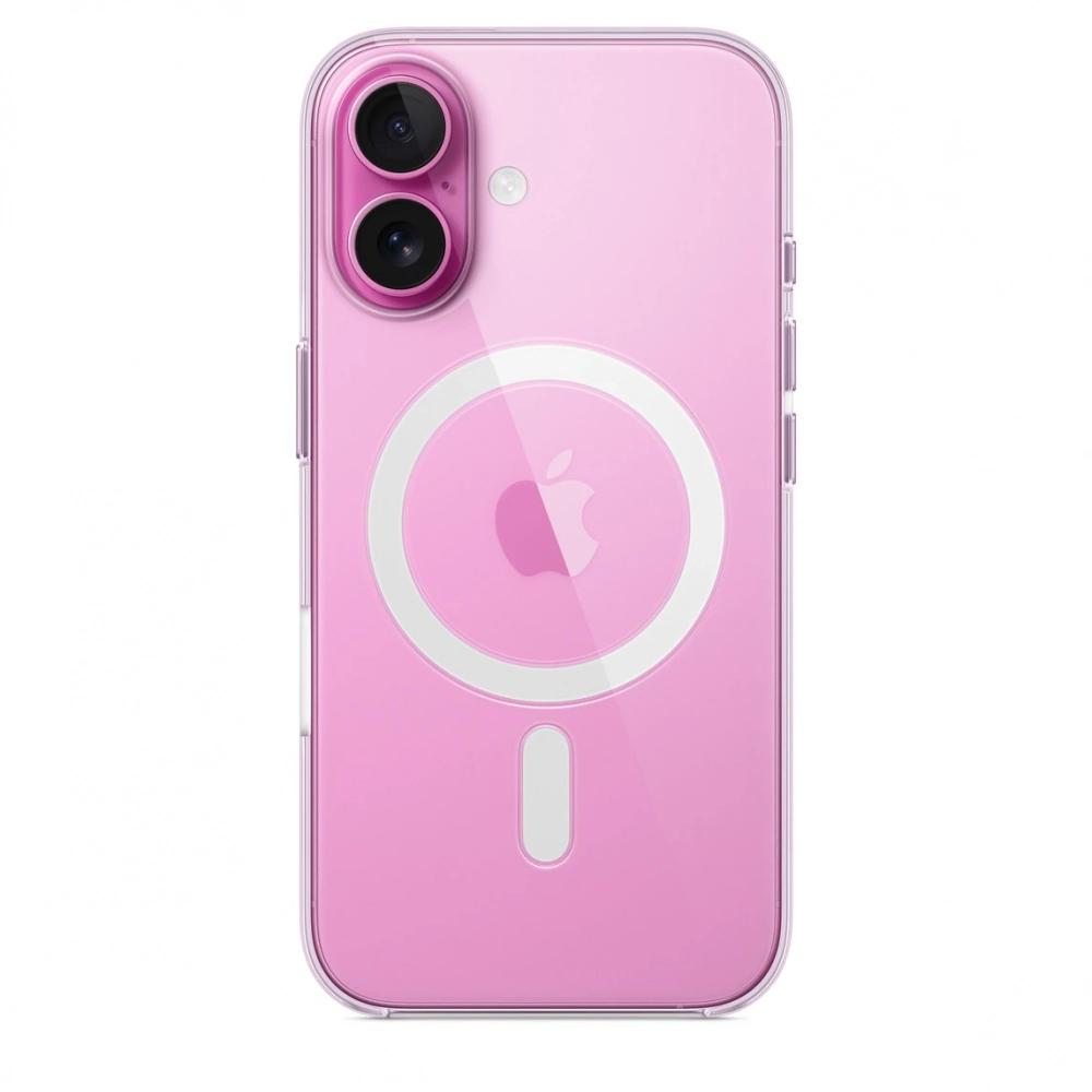 Оригинальный чехол для Iphone 16 Clear Case with MagSafe (прозрачный)