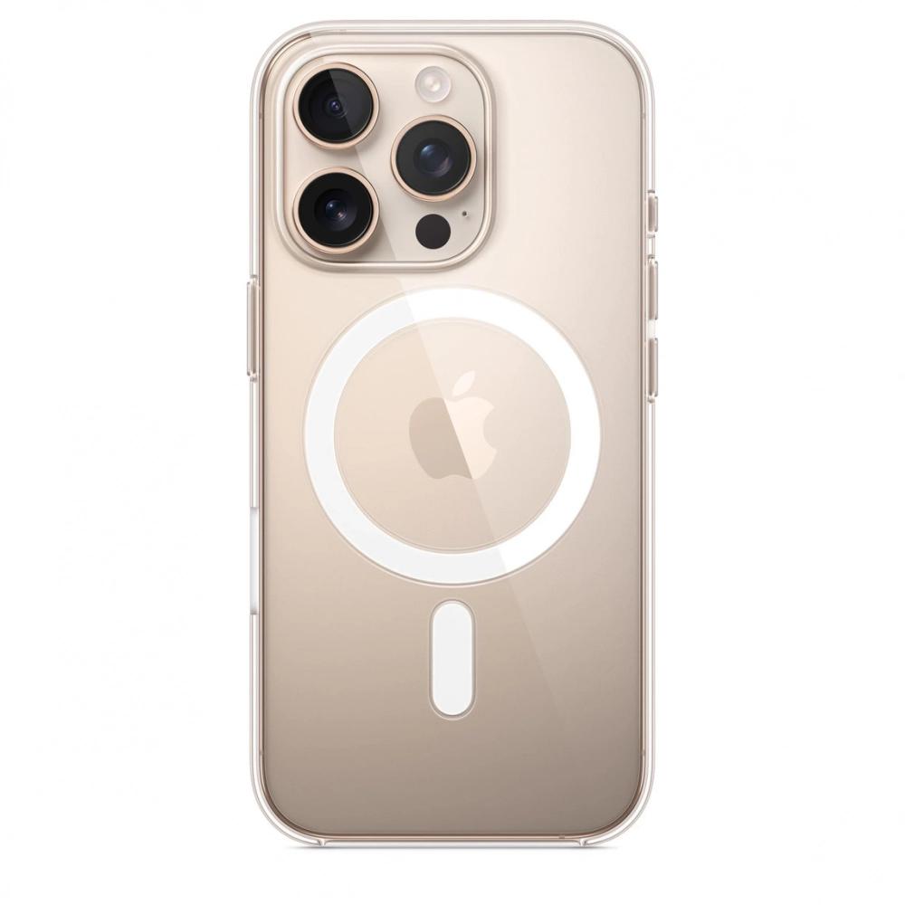 Оригинальный чехол для Iphone 16 Pro Clear Case with MagSafe (прозрачный)