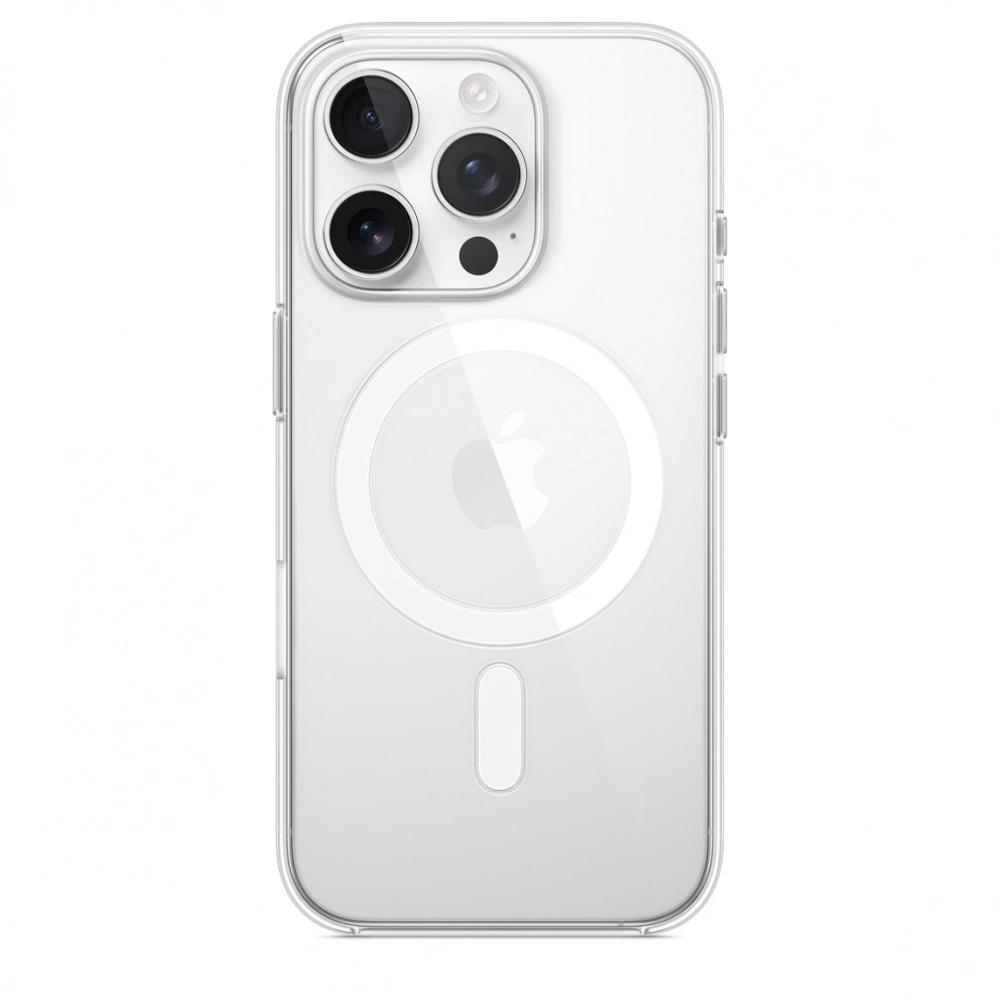 Оригинальный чехол для Iphone 16 Pro Clear Case with MagSafe (прозрачный)