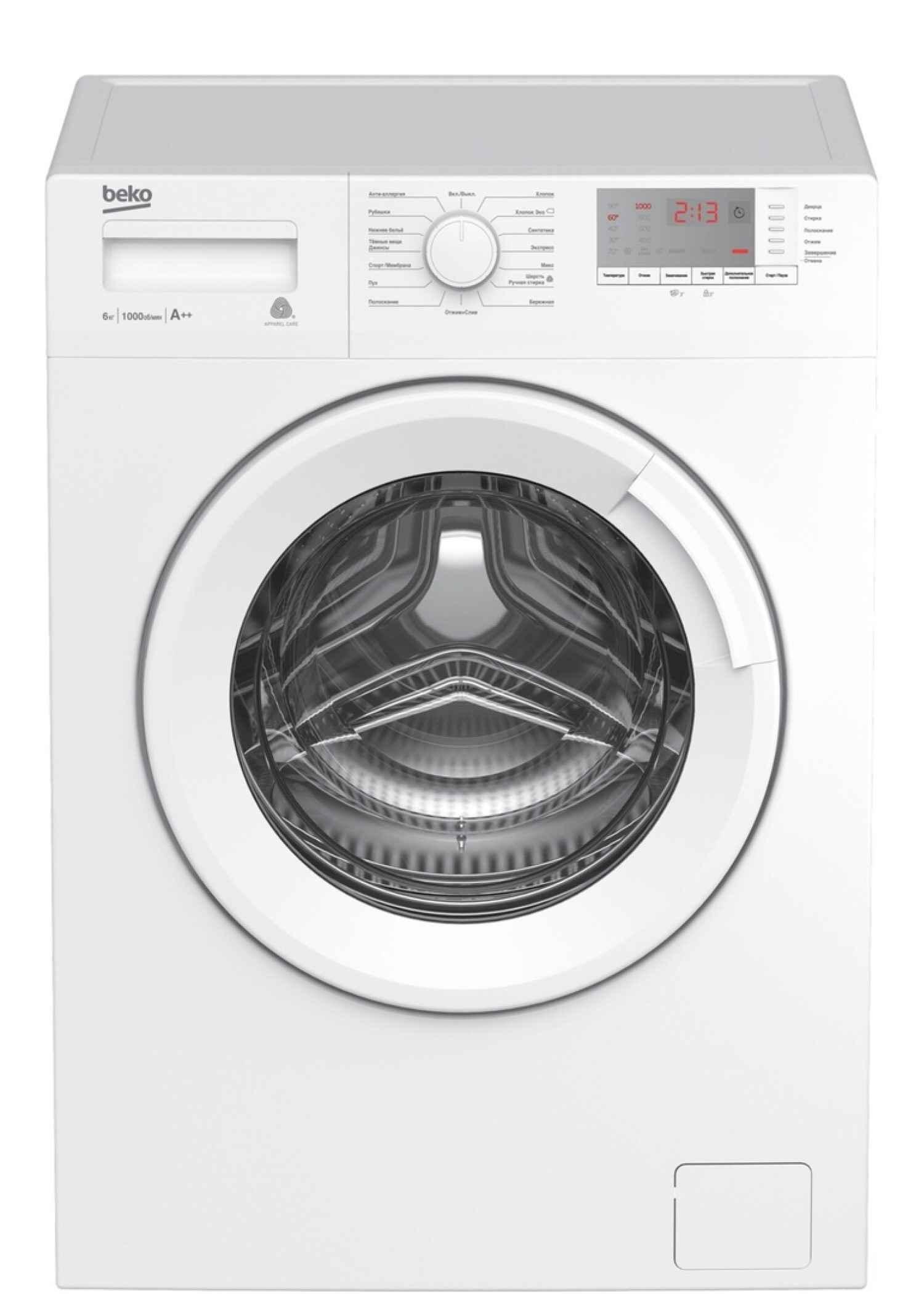 Стиральная машина Beko 6кг WRE6512BWW