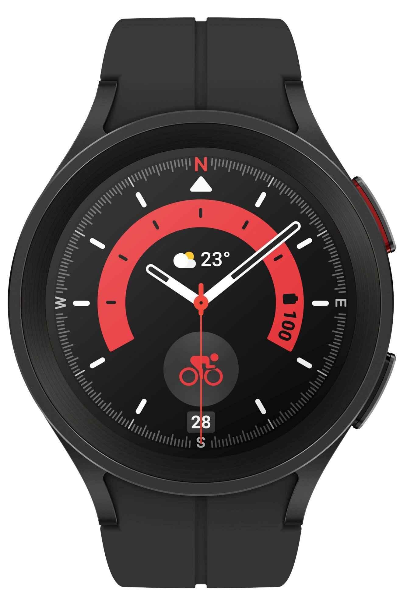 Умные часы Galaxy Watch 5 Pro 45мм R920 (черный титан)