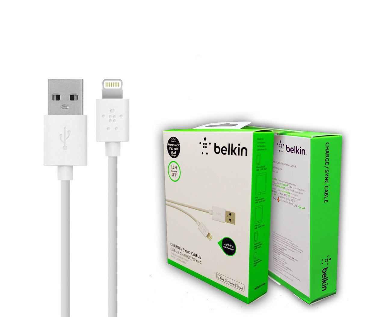 Кабель для зарядки Belkin Lighting (F8J023bt04-WHT)