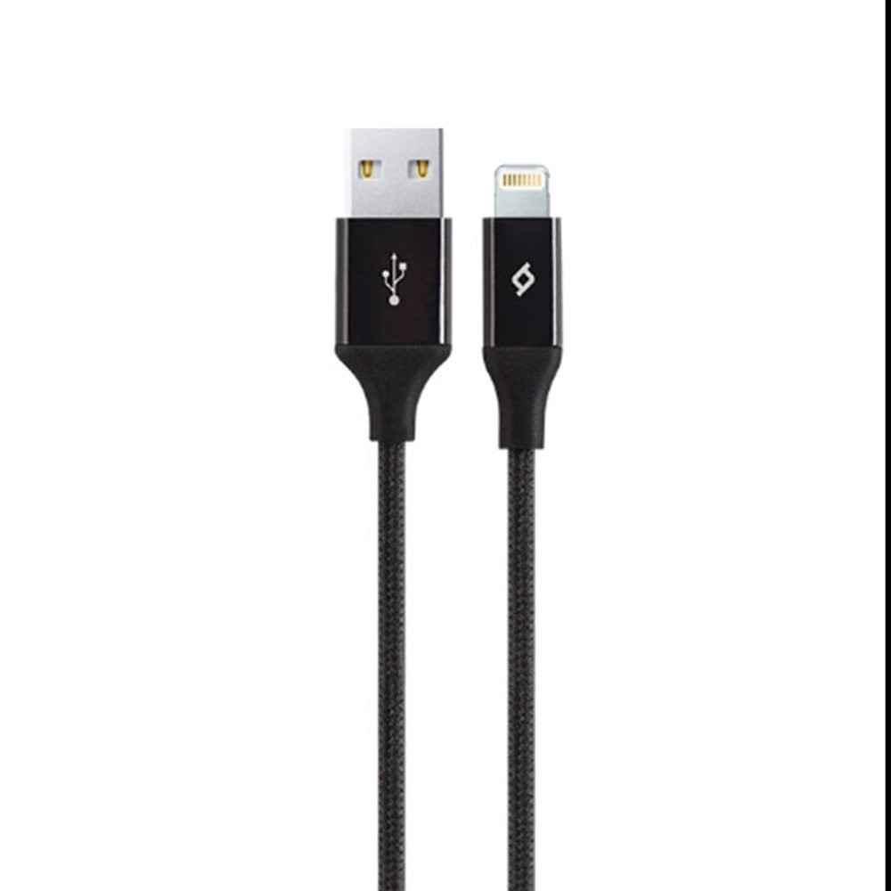 Quvvatlash kabeli TTEC Lighting 2DK16S (qora)