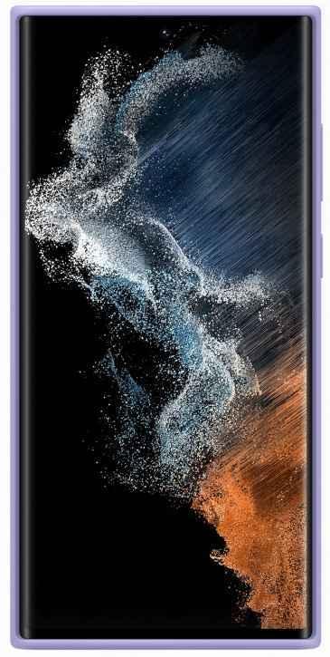 Чехол Silicone Cover Galaxy S22 Ultra (лавандовый )