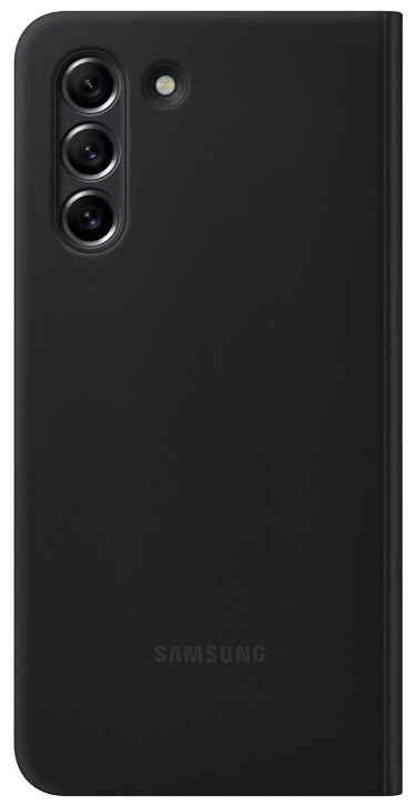 G'ilof Smart Clear View Cover S21 FE qora (EF-ZG990CBEGRU)