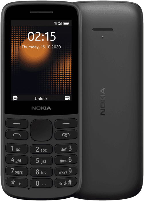 Телефон Nokia 215 LTE TA-1272 DS чёрный