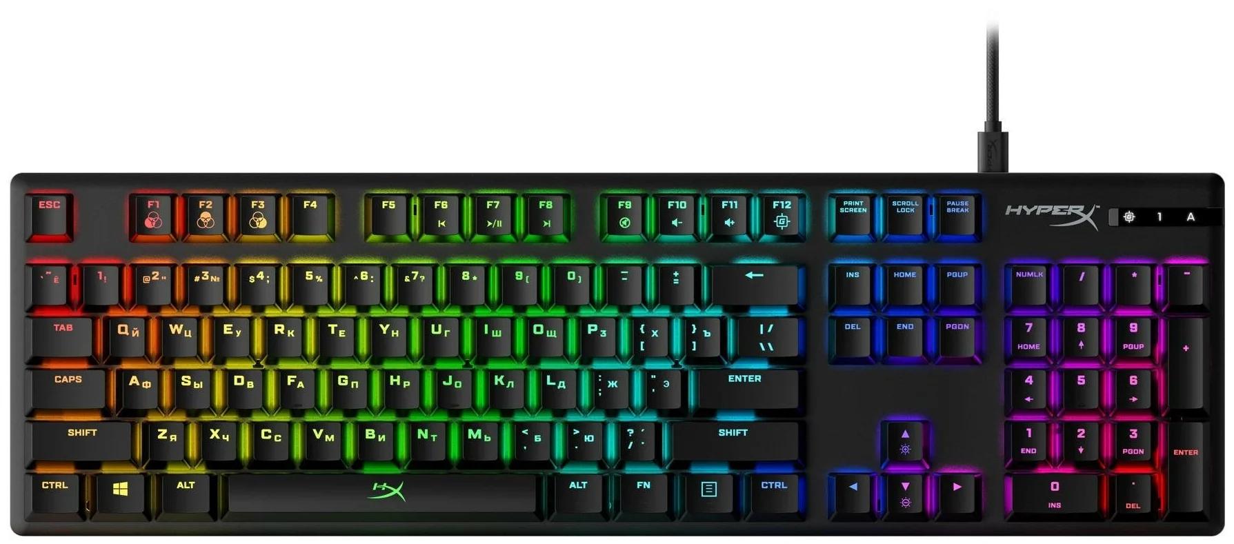 Игровая клавиатура HyperX Alloy Origins (Aqua switch)