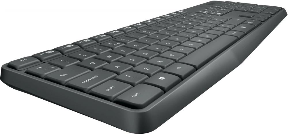 Комплект клавиатура+мышь Logitech MK235 Grey