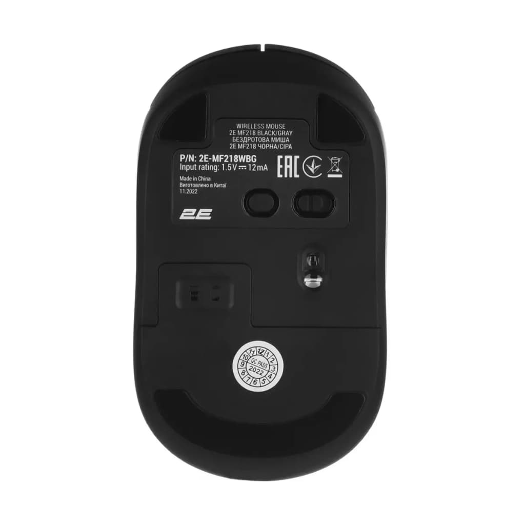 Мышь 2E MF218 Silent WL BT Black