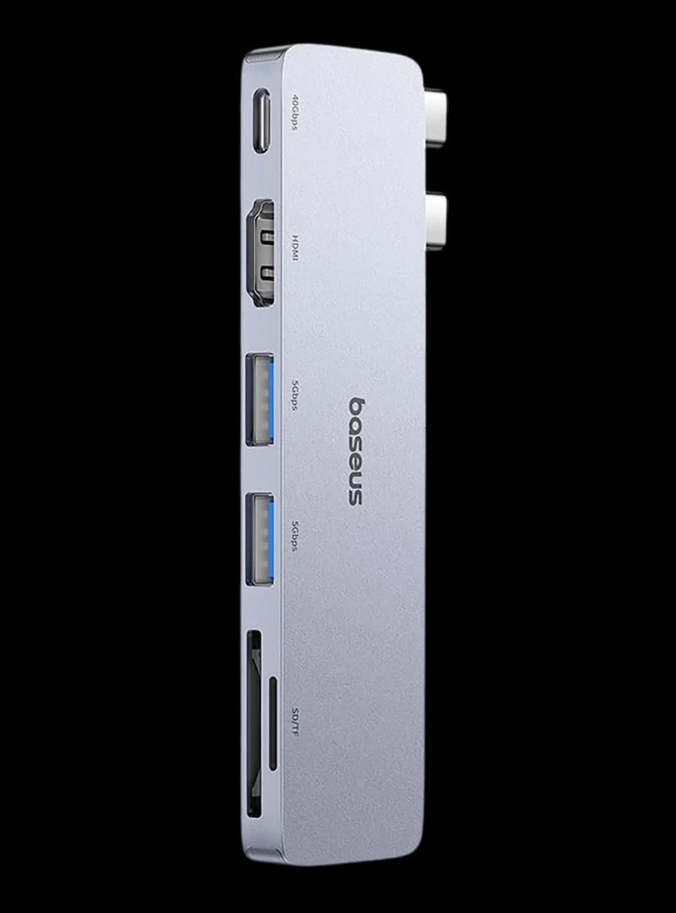 USB-ХАБ Baseus UltraJoy Series 6-Port HUB (Direct-Link Type) Space Grey