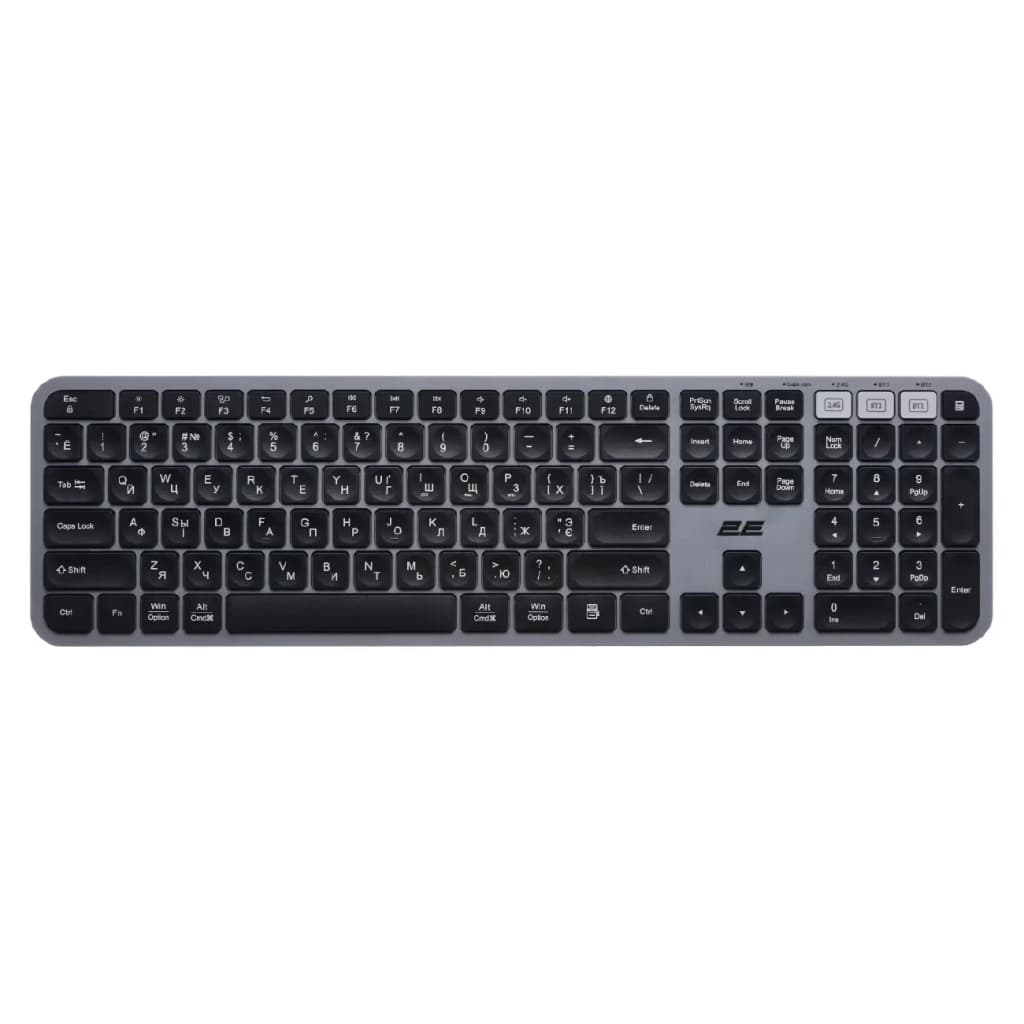 Клавиатура 2E KS240 WL BT Gray