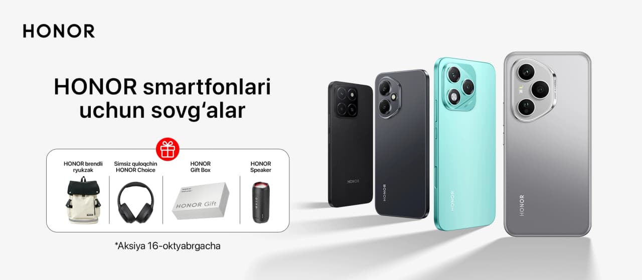 Honor smartfoni uchun sovg'alar