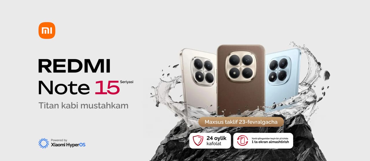 REDMI Note 15 Seriyasi
