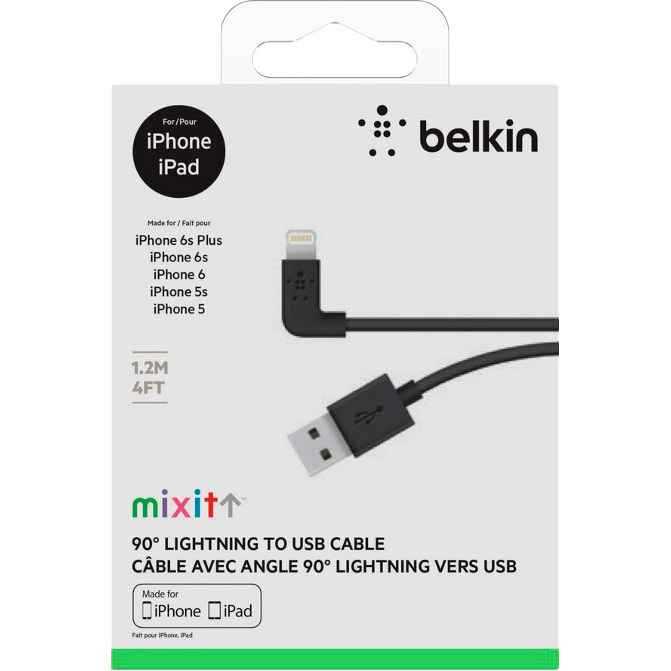 Кабель для зарядки Belkin Mixit Lighting (F8J147bt04-BLK)