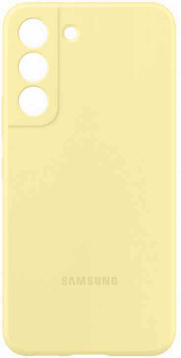 Чехол Silicone Cover S22 сливочно-жёлтый (EF-PS901TYEGRU)