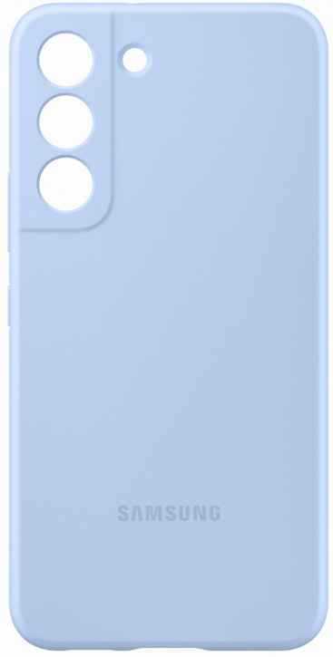 Чехол Silicone Cover  Galaxy S22 (арктический голубой)