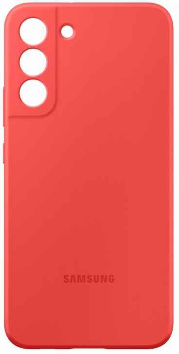 Оригинальный чехол Silicone Cover Galaxy S22+ ярко-красный
