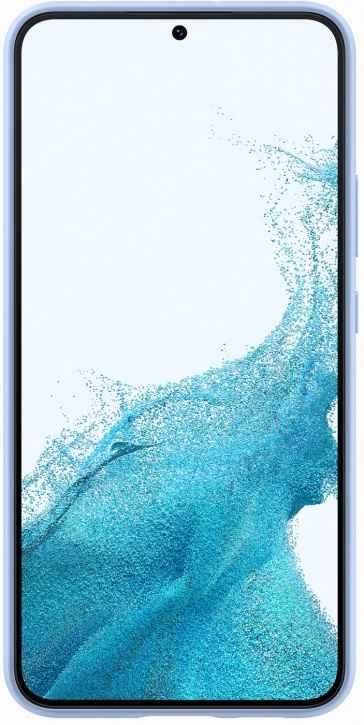 Оригинальный чехол Silicone Cover Galaxy S22+ арктический голубой