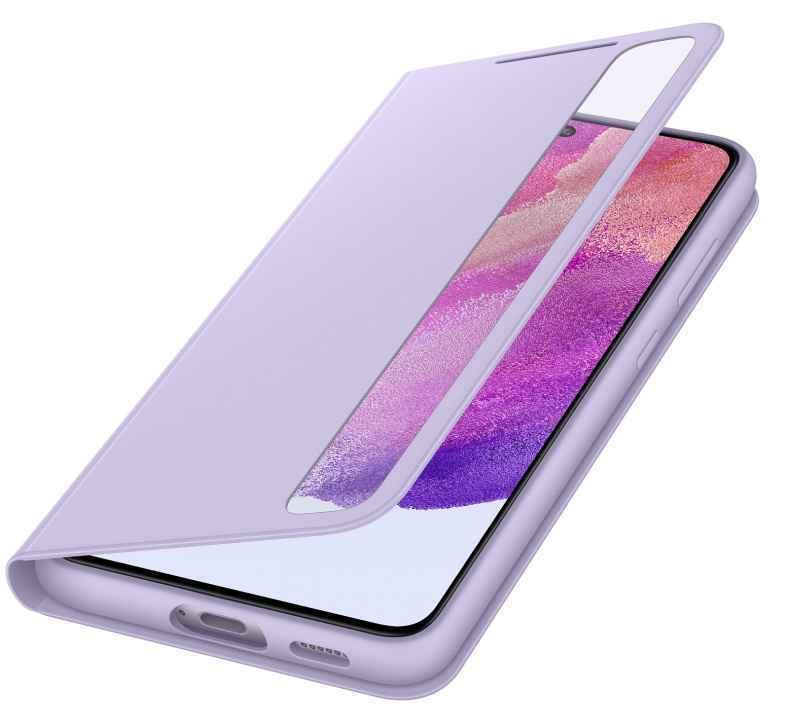 Чехол Smart Clear View Cover Galaxy S21 (фиолетовый)