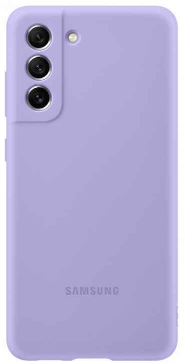 Чехол Silicone Cover S21 FE фиолетовый (EF-PG990TVEGRU)