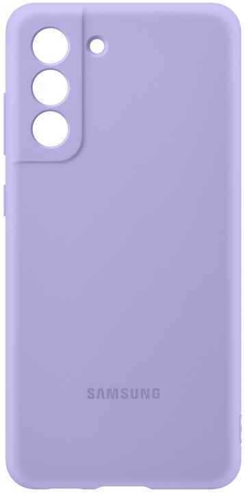 Чехол Silicone Cover S21 FE фиолетовый (EF-PG990TVEGRU)